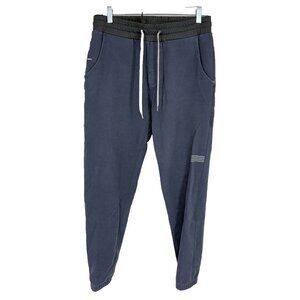 Vuori Men M Balboa Pant Azure Blue Jogger Athletic Active Workout Adjustable